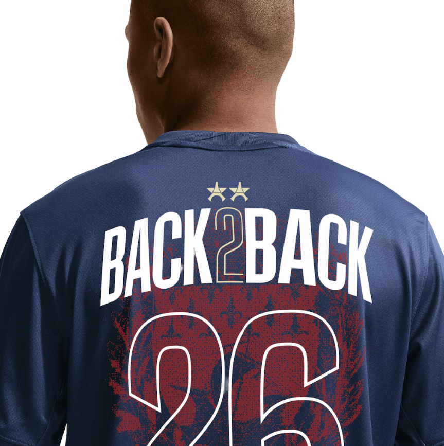 Maillot Paris Back 2 Back — Édition Supporter